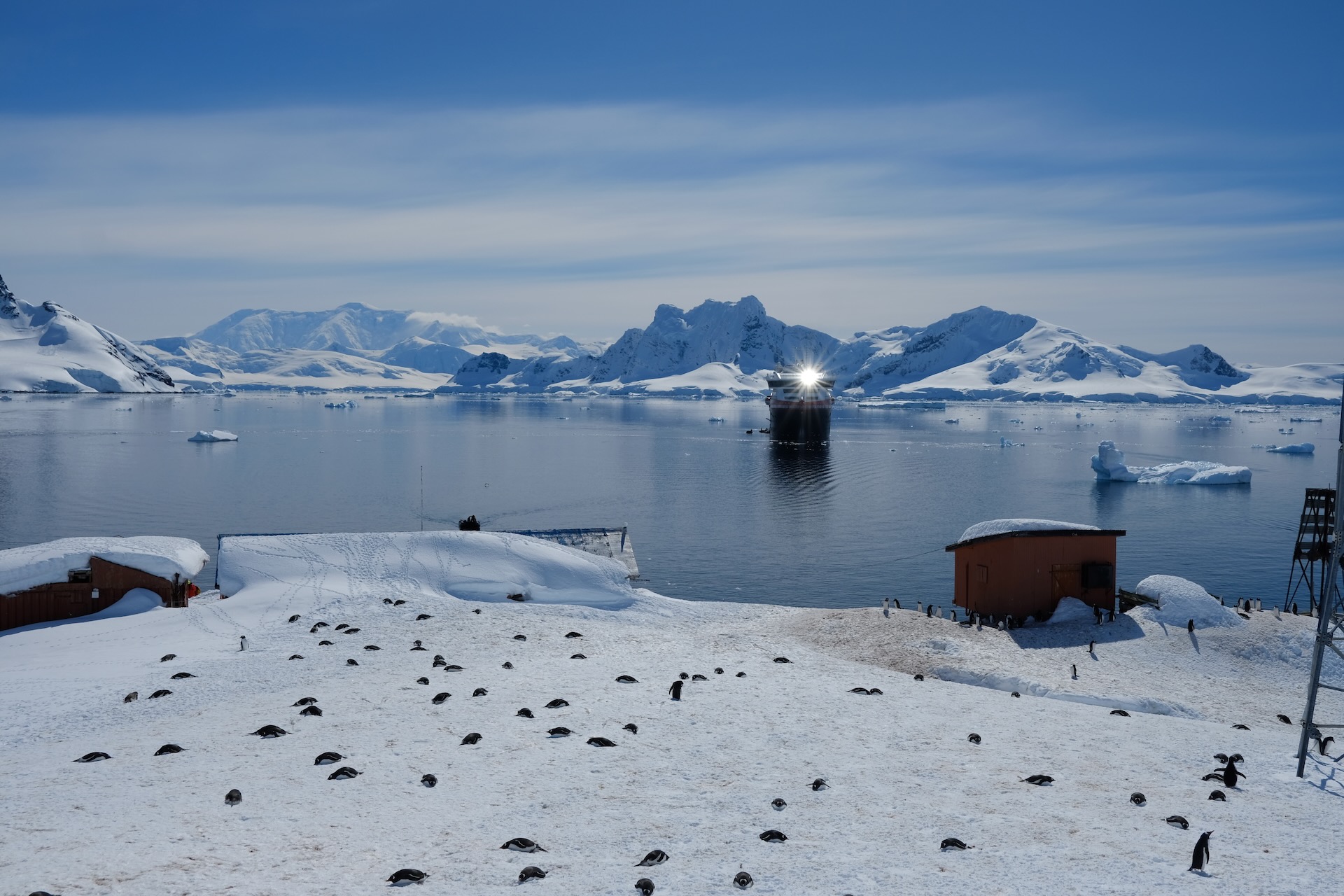 Scientific research station in Antarctica